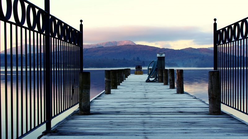pier with gate