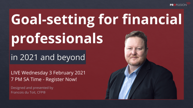 Goal-setting for financial professionals in 2021 and beyond