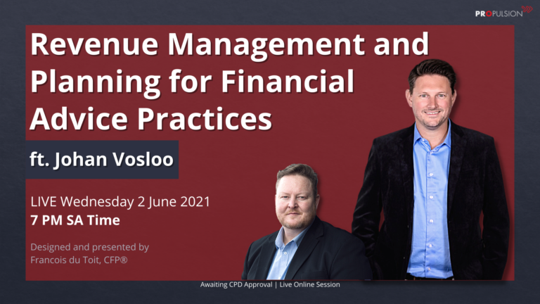 Revenue Management and Planning for Financial Advice Practices