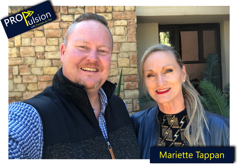 Mariette Tappan the First Certified Financial Transitionist® in Africa.